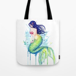 Mermaid Splash Tote Bag