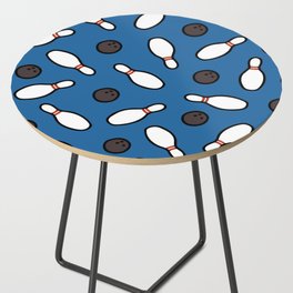 Bowling for Pins Pattern Side Table