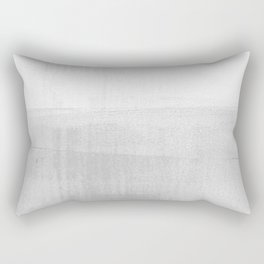 Grey Horizon Minimalist Abstract Landscape Rectangular Pillow