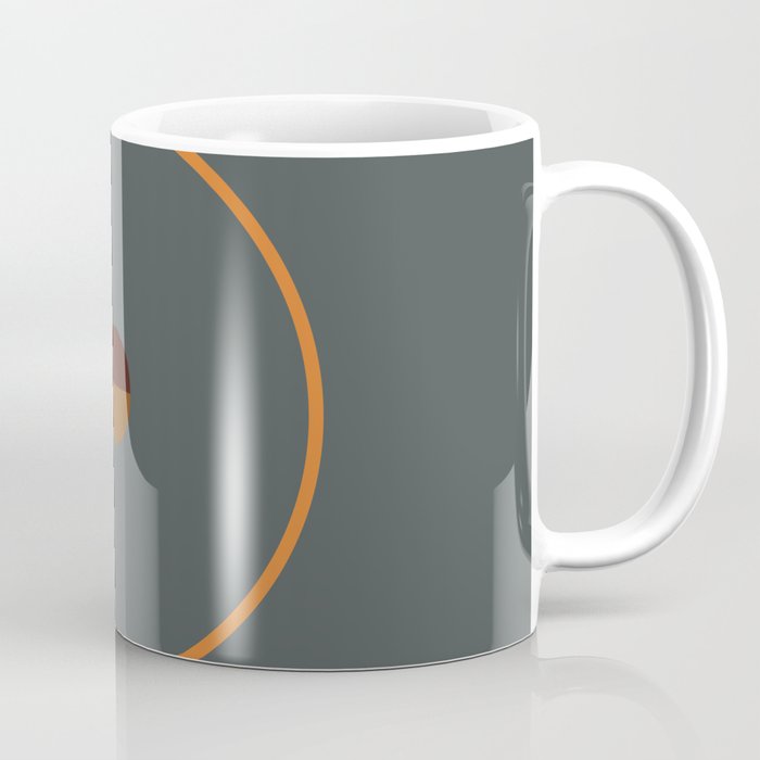 catch || anthracite & ocher Coffee Mug