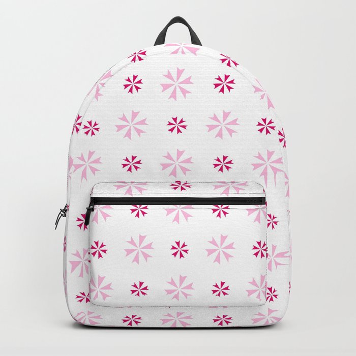 geometric flower 25 pink Backpack