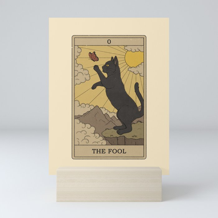 The Fool - Cats Tarot Mini Art Print