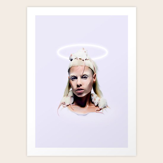 Yolandi Visser Art Print
