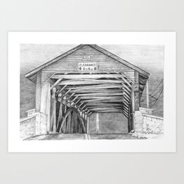 Guth's Covered Bridge Art Print