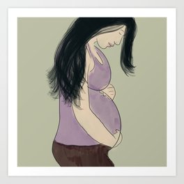 There are those who only dream of being pregnant Art Print