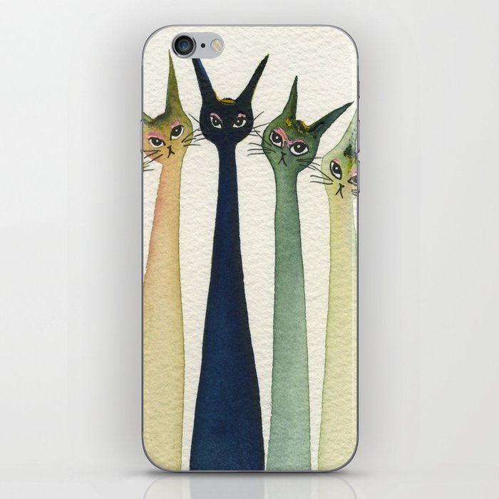 Wollongong Whimsical Cats iPhone Skin
