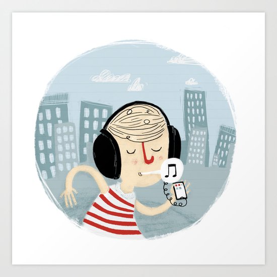 Chillin' Art Print