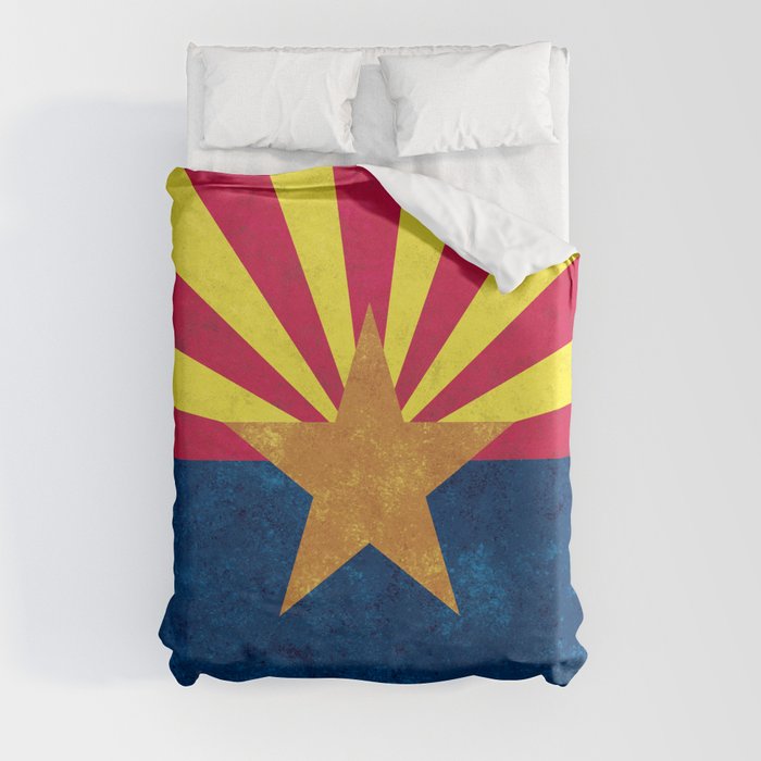 Arizona State Flag Duvet Cover