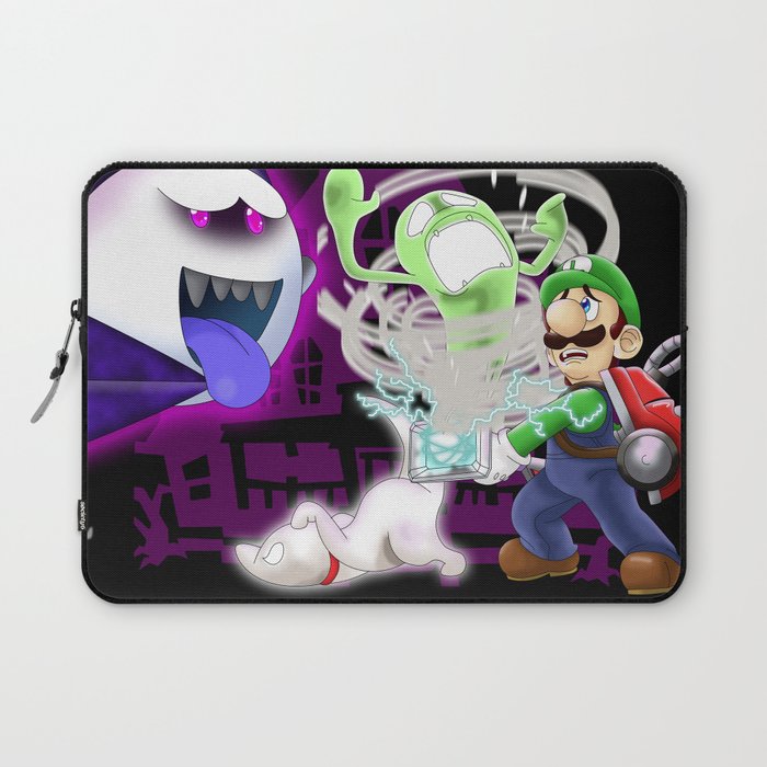 luigi s mansion dark moon laptop sleeve by kurewkreations society6