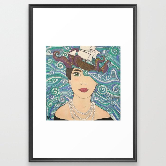 Lady of the Sea Framed Art Print