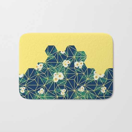 Tropical Tiles #society6 #decor #buyart Bath Mat