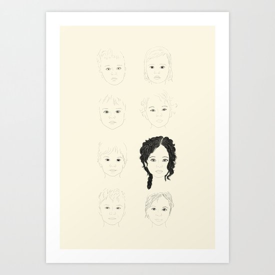Unborn babies Art Print