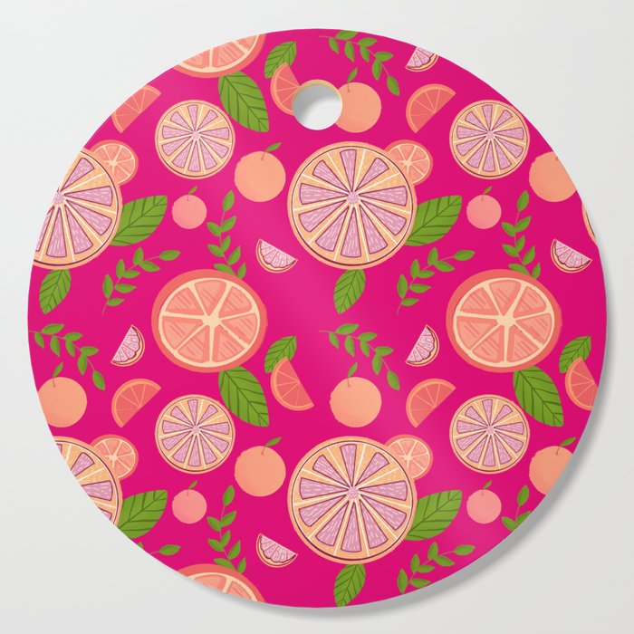 Citrus - Bright Pink Cutting Board