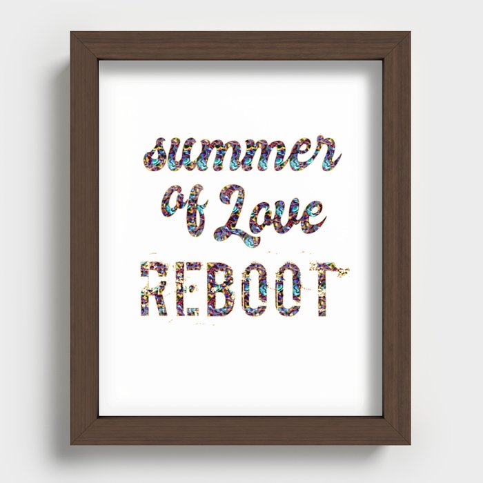 Summer of Love Reboot Recessed Framed Print