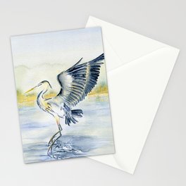 Great Blue Heron Stationery Card