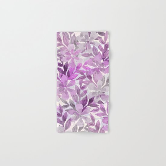 watercolor Botanical garden III Hand & Bath Towel