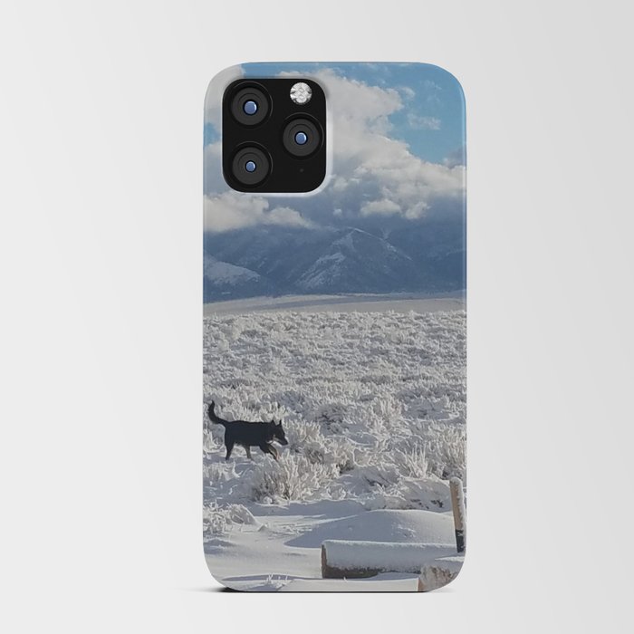 Snow Dog iPhone Card Case