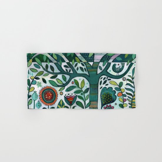 Leafy Garden Hand & Bath Towel