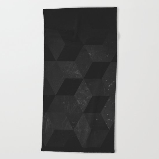 Fade to Black Beach Towel