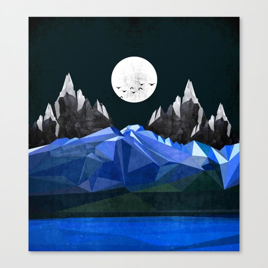 Ice Night Canvas Print