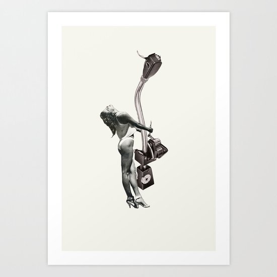 Tone Arm Temptress Art Print