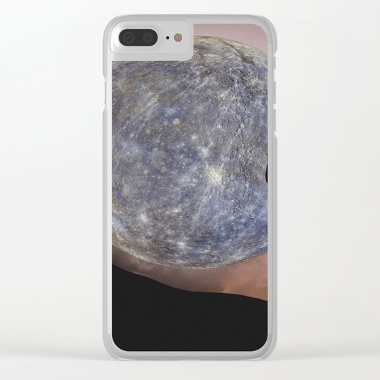DANCING WITH THE MOON Clear iPhone Case