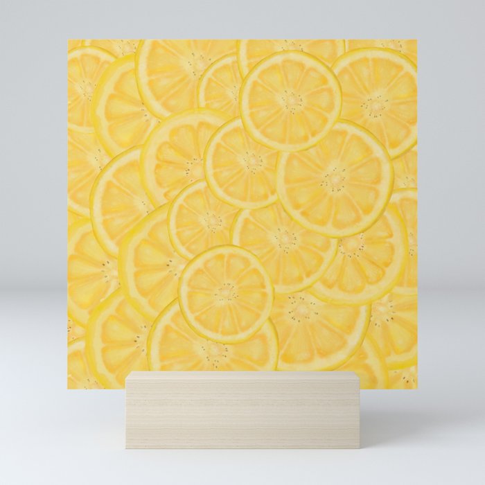 Lemons for Dinner Mini Art Print