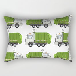 Garbage Truck Rectangular Pillow