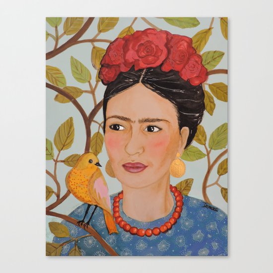viva Frida Canvas Print