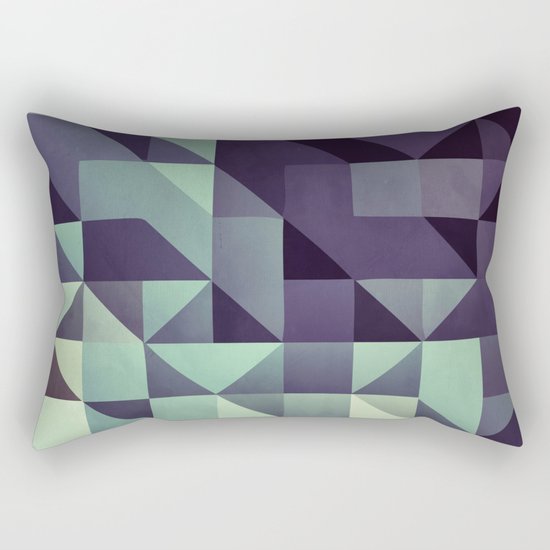 :: geometric maze :: Rectangular Pillow
