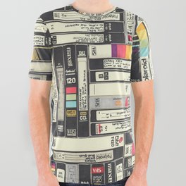 VHS All Over Graphic Tee