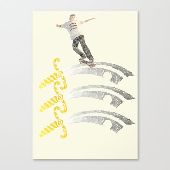 essex skateboarding Canvas Print