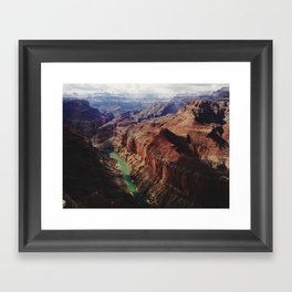 The Colorado Runs Through Marble Canyon Framed Art Print