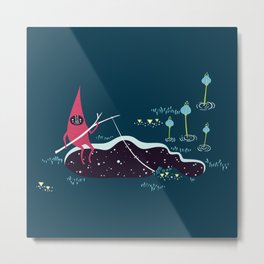 Space fishing Metal Print | Nature, Space, Illustration, Funny 