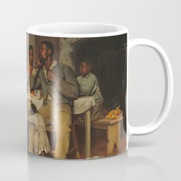 A Pastoral Visit, by Richard Norris Brooke, 1881 . An African American family Coffee Mug