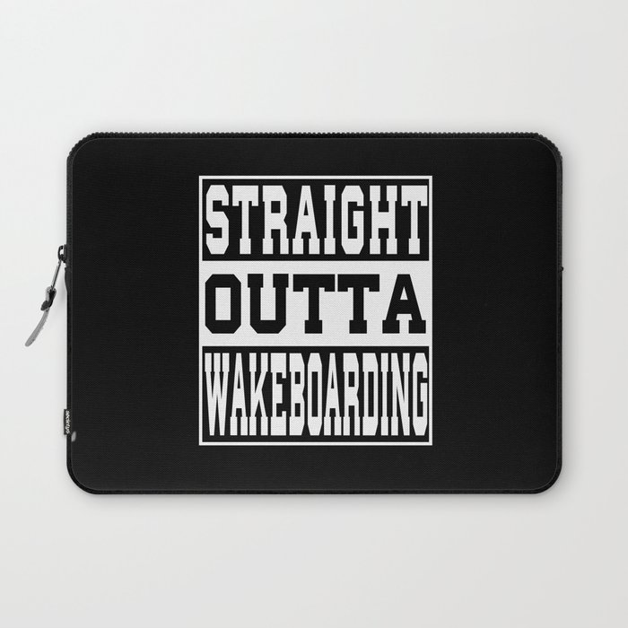 Wakeboarding Saying funny Laptop Sleeve