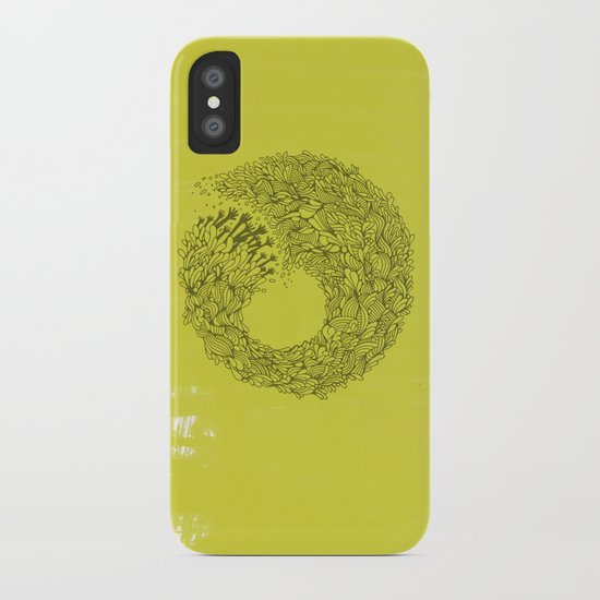 Home Yellow iPhone Case