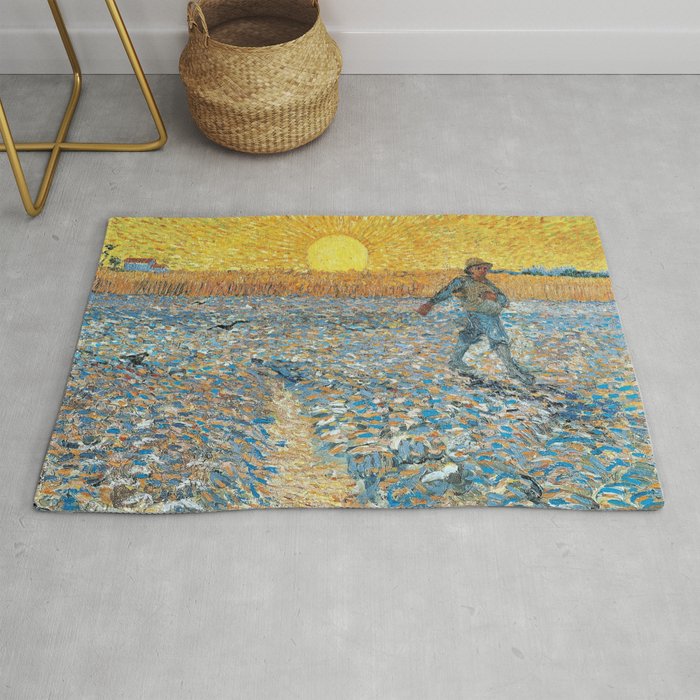 Van Gogh : The Sower (Sower with Setting Sun) Rug