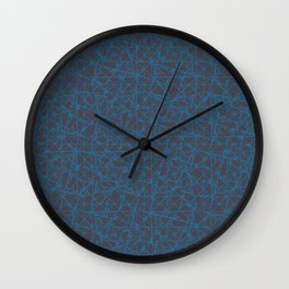 Zaplet (Navy/Blue) Wall Clock