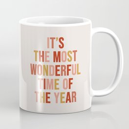 Most Wonderful Time Multi Colored Warm Mug