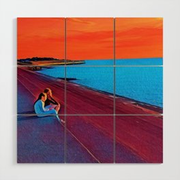 'Sisters at Sunset' by Simon McCall Wood Wall Art