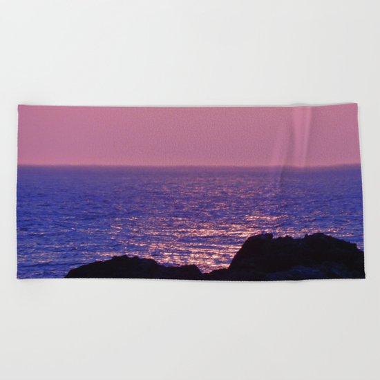 Pink at Dawn Beach Towel
