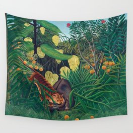 Exotic Tropical, Botanical, Rousseau, Artprints Wall Tapestry