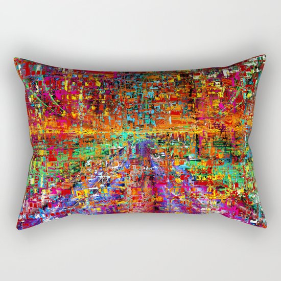 colourful peace Rectangular Pillow