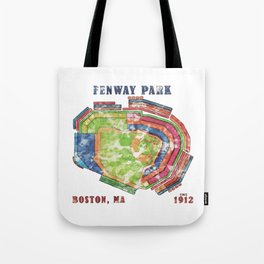 Fenway Park Baseball Stadium Tote Bag
