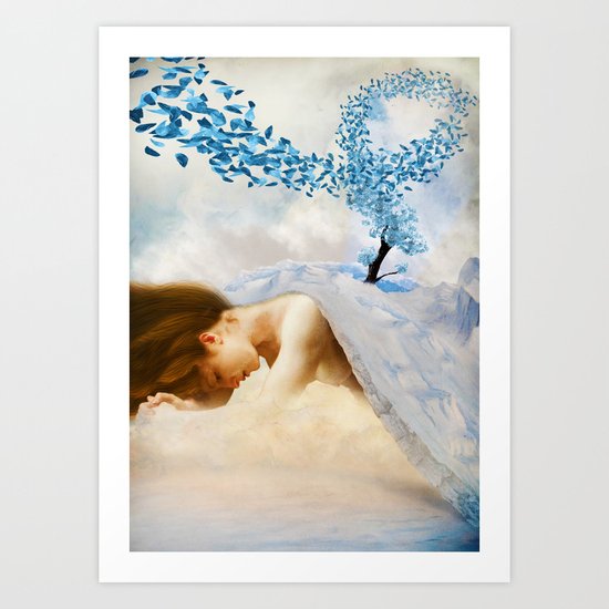 Winter's Mourn Art Print