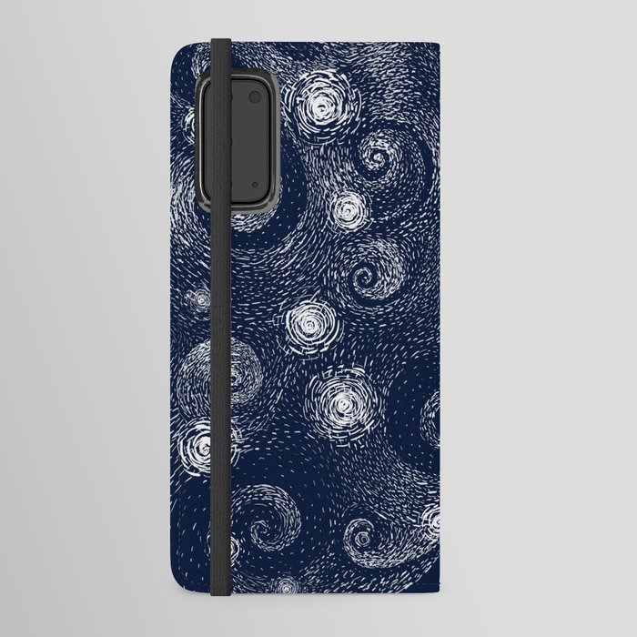 Star eater in Van Gogh style Android Wallet Case