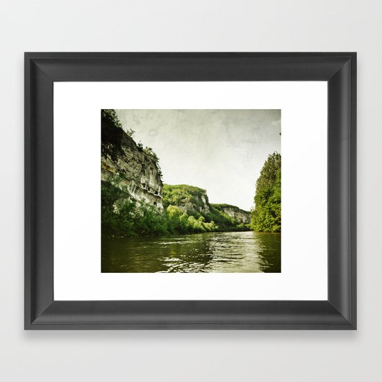 Along the River Framed Art Print