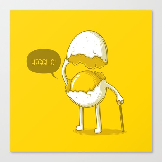 Heggllo! Canvas Print