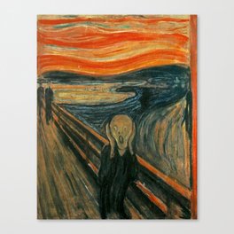 Edvard Munch The Scream (1893) Canvas Print